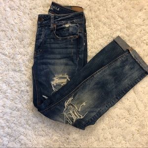 American Eagle Jeans // Tomgirl fit // high waist